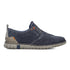 Sneakers blu in pelle con cuciture a vista P Essentials, Brand, SKU m115000079, Immagine 0